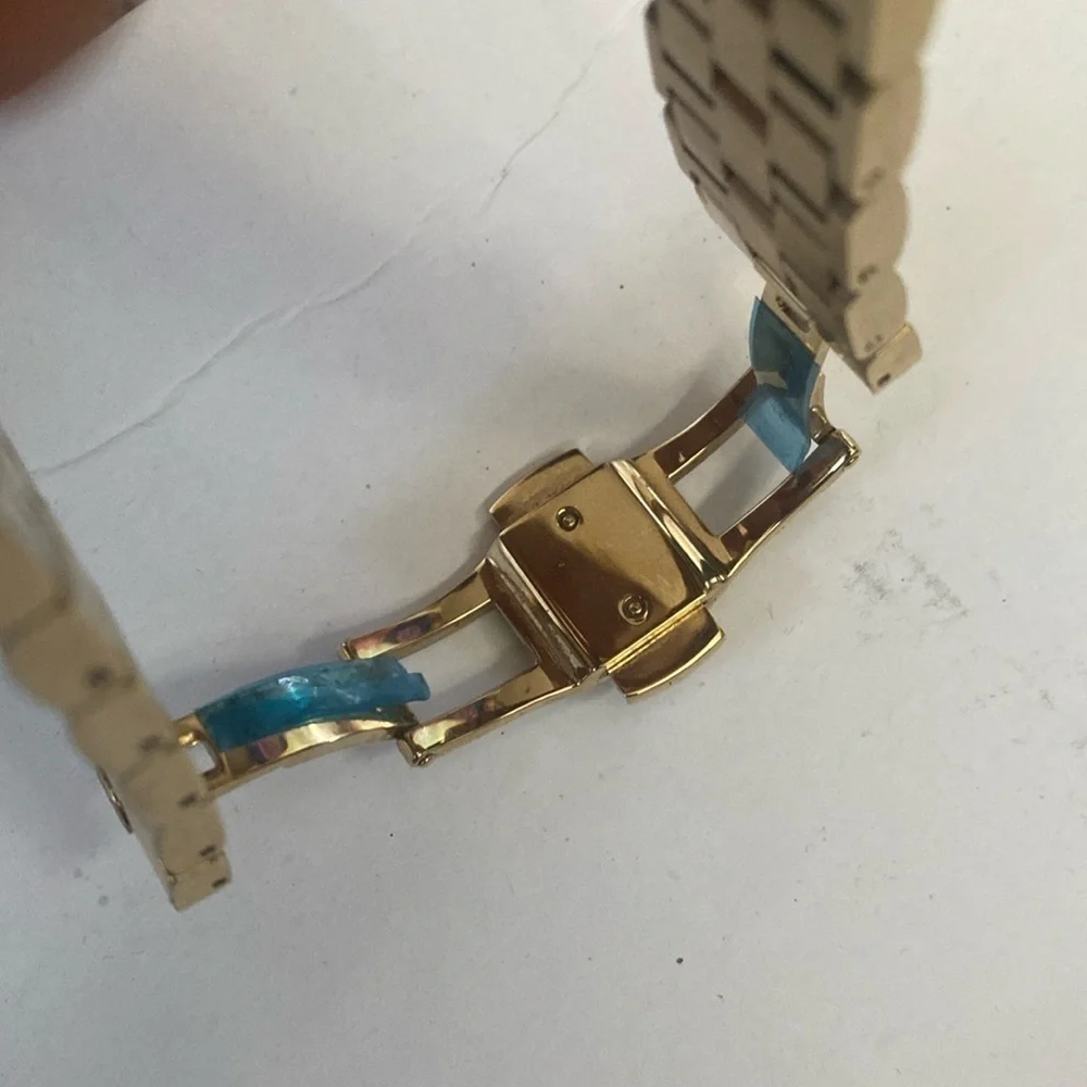 Tory Burch Watch Gold Tone Orange 37 Mm Style TRB1006